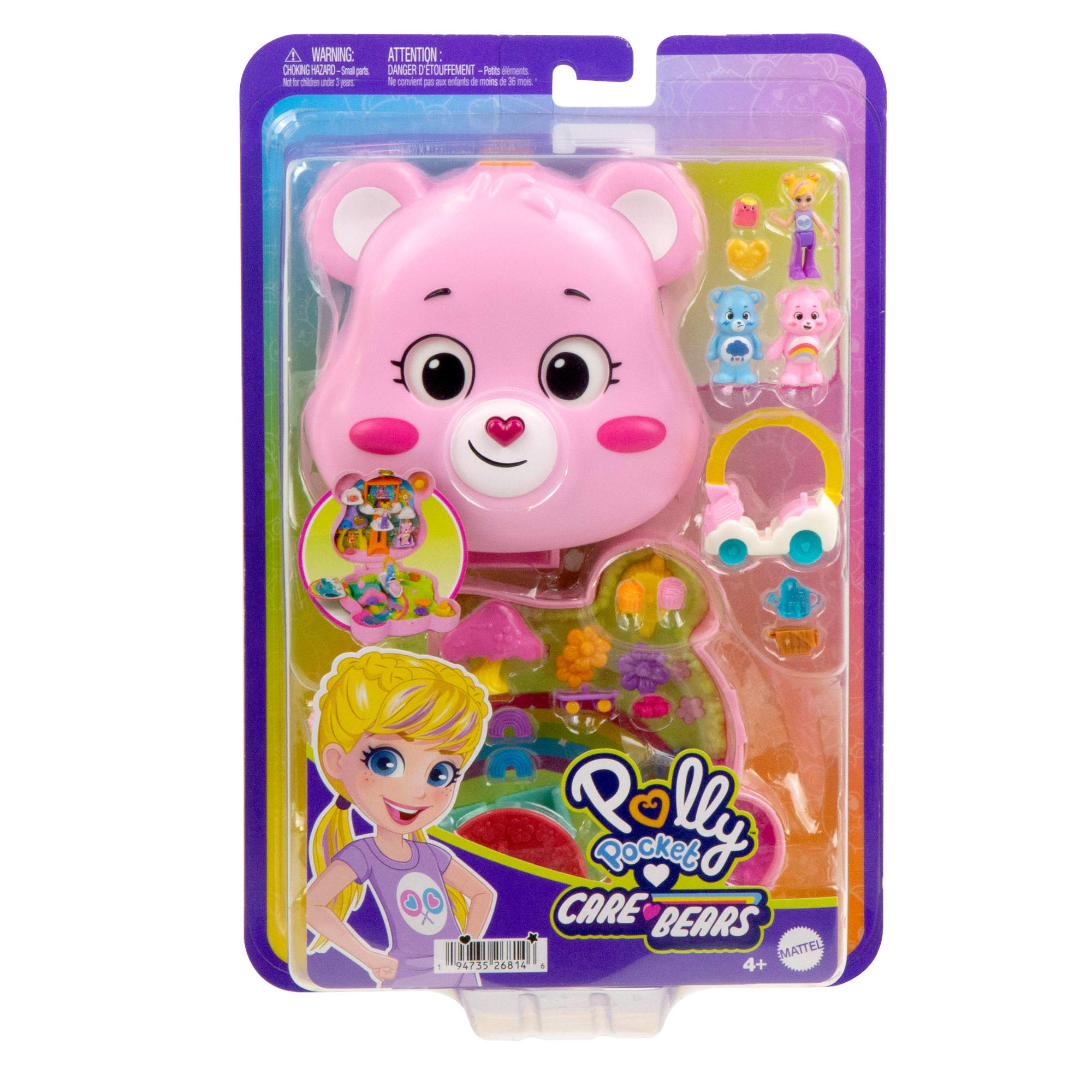 Kompaktná sada Polly Pocket x Care Bears